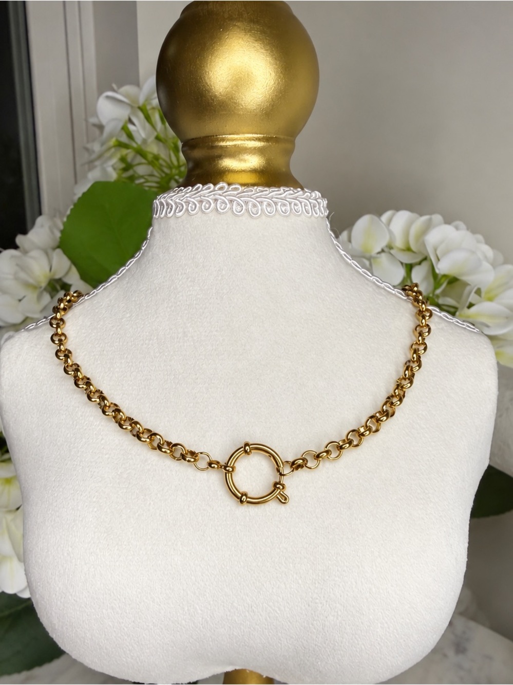 Gold Link Chain Necklace - Classic Women’s Jewelry
